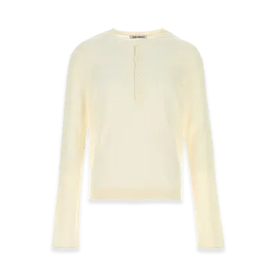 OUR LEGACY Cotton Sweater "Ivory/White"