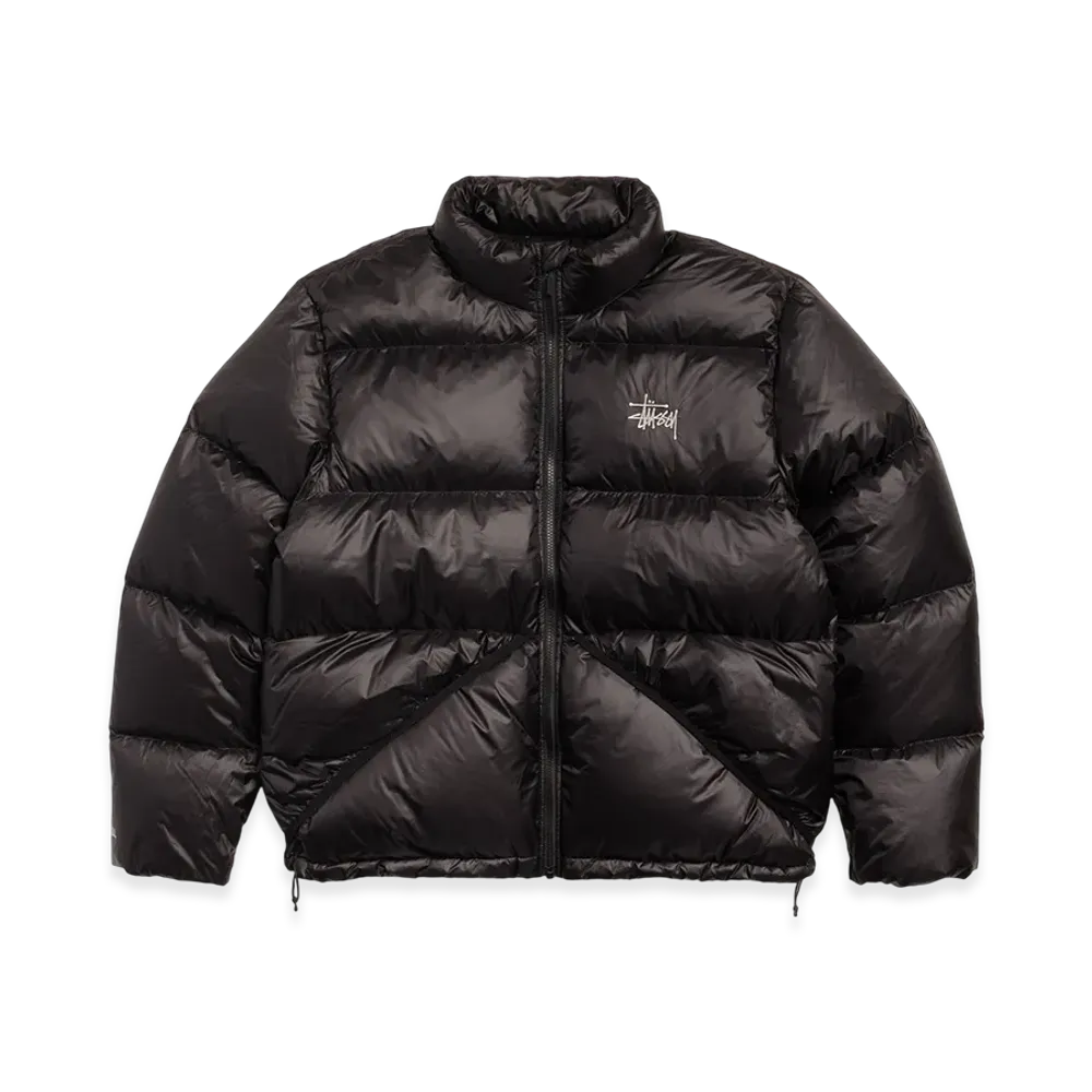 Stussy Micro Ripstop Down Jacket "Jet Black"