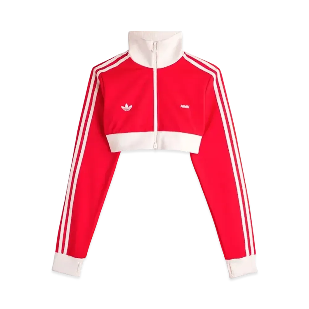 adidas x Avavav Cropped Track Top "Better Scarlet"