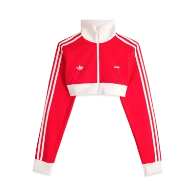 adidas x Avavav Cropped Track Top "Better Scarlet"