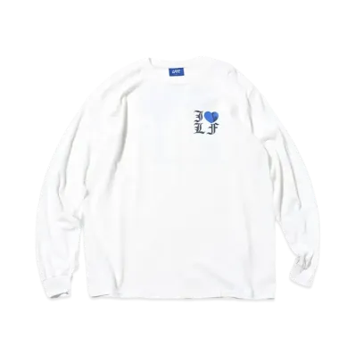 LFYT I LOVE LF L/S TEE "WHITE"