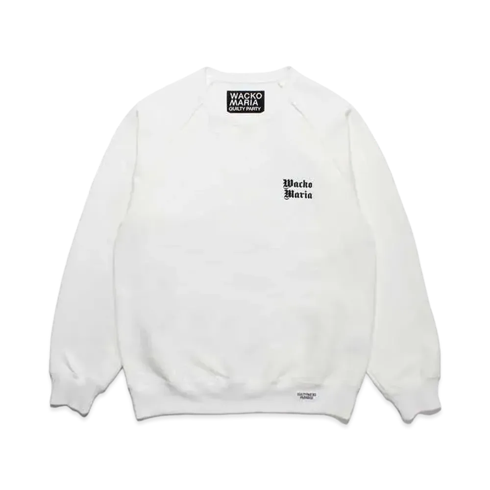 WACKO MARIA Heavy Weight Sweat Shirt "White"