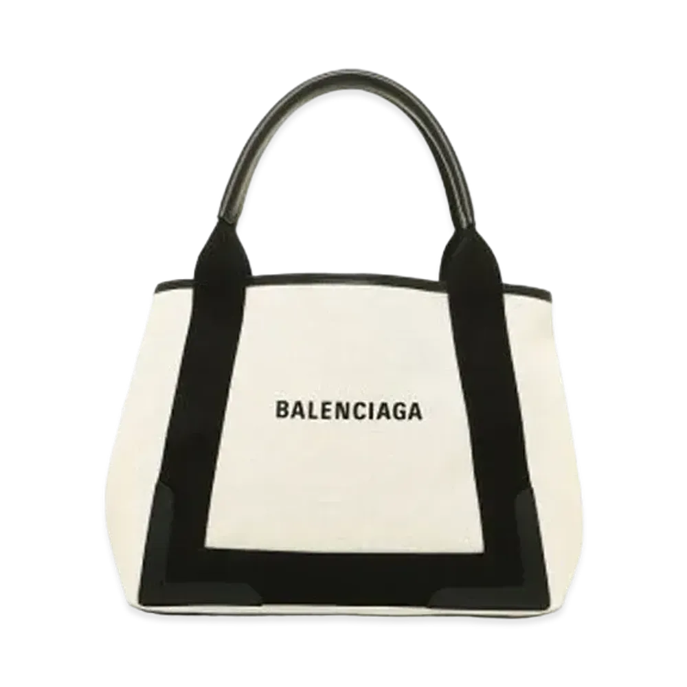 BALENCIAGA Women's Navy Small Cabas "Black"
