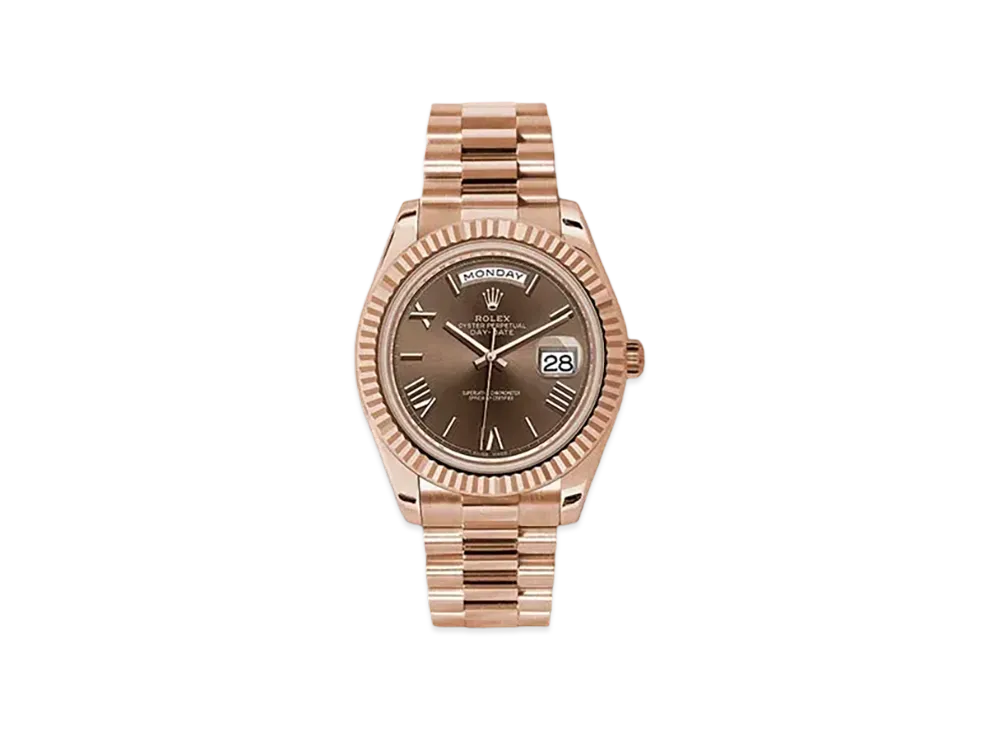 ROLEX Day-Date 40 Chocolate Brown Dial 228235
