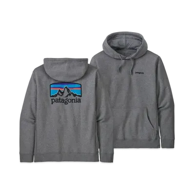patagonia Fitz Roy Horizons Uprisal Hoodie"Black" "Gravel Heather"