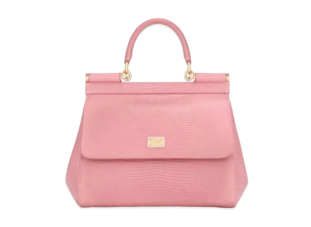 Dolce&Gabbana Sicily Bag Small Dauphine Calfskin "Pink"