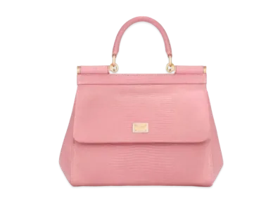 Dolce&Gabbana Sicily Bag Small Dauphine Calfskin "Pink"