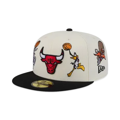 NEW ERA 59Fifty Space Jam Chicago Bulls Tune Squad "White/Black"