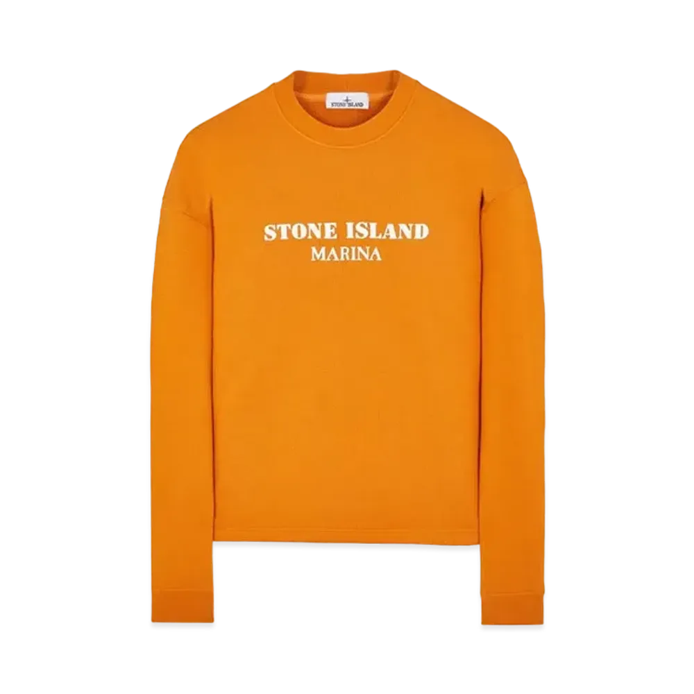 Stone Island 671X6 Marina Crew Neck Sweatshirt "Reddish Brown"