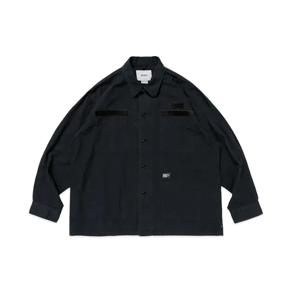 WTAPS Jmod 02 / LS / Cotton. Ripstop "Black" 251WVDT-SHM02