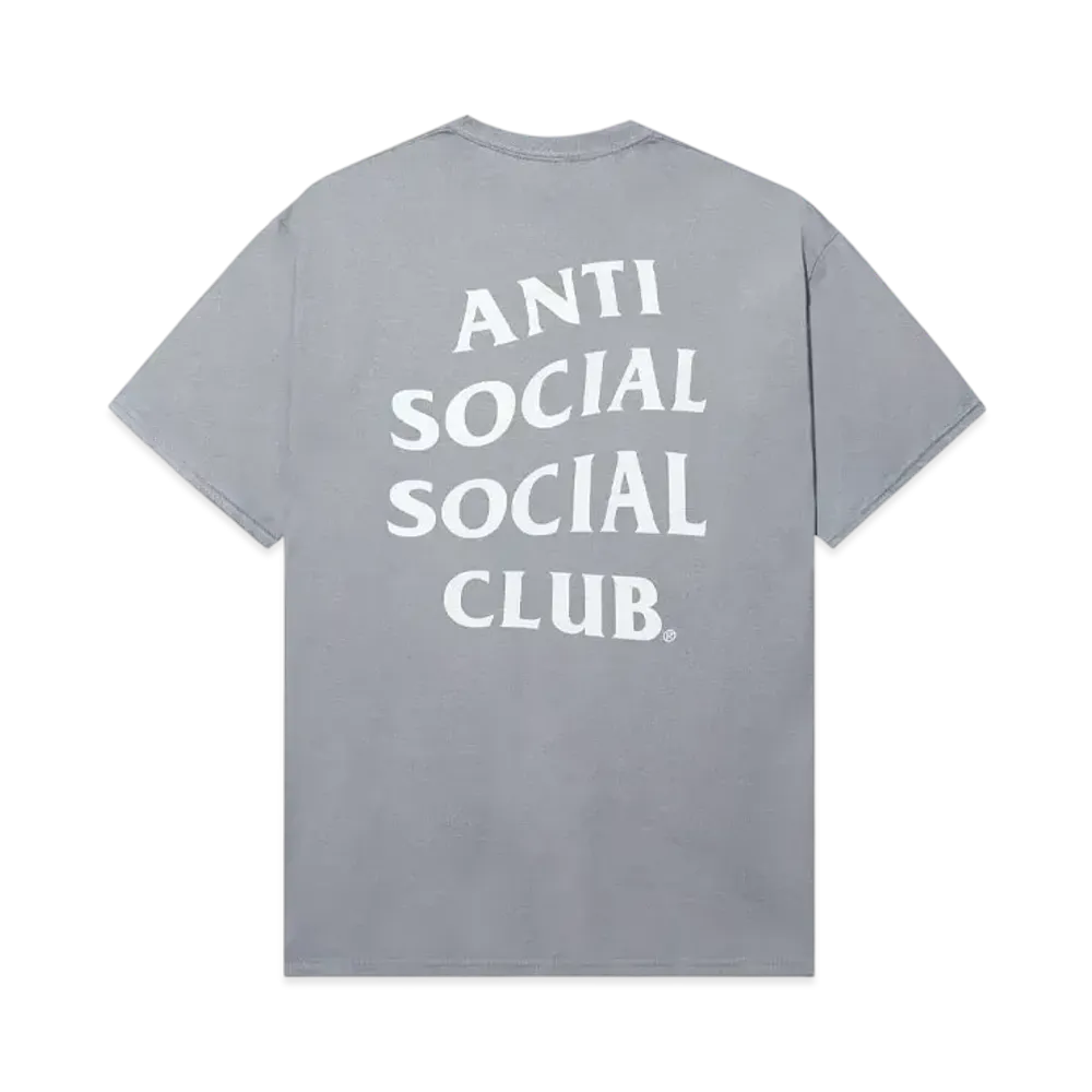 ANTI SOCIAL SOCIAL CLUB Major #1 Tear Into Silence Seasonal Mind Games Tee "Medium Grey"