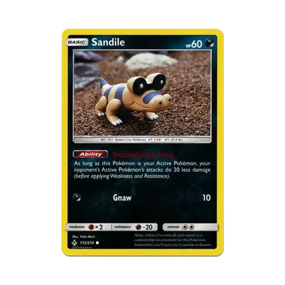 メグロコ C :リバースホロ [113/214]【英語版】(サン&ムーン「アンブローケンバンズ」)