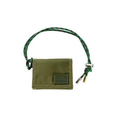 sacai x PORTER Nylon Trifold "Khaki"