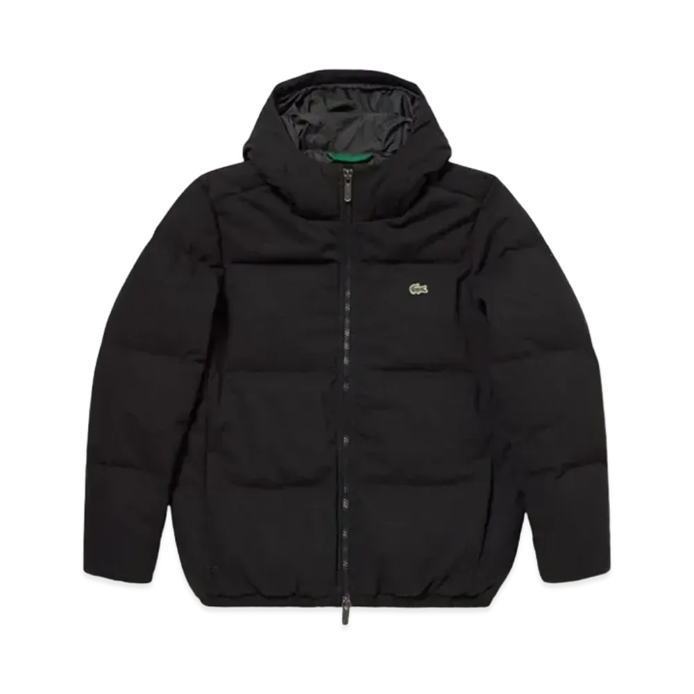 LACOSTE Pique Down Jacket "Black"