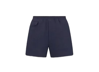 Dior Shorts Wool and Cotton Blend Tweed "Blue"