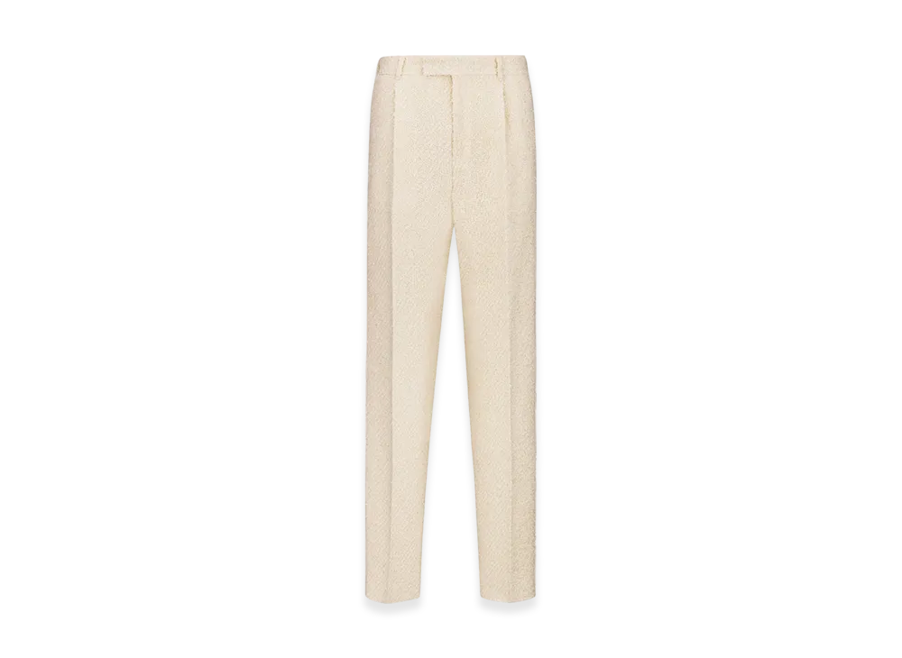 Dior Tweed Blend Pants "Beige"