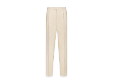 Dior Tweed Blend Pants "Beige"