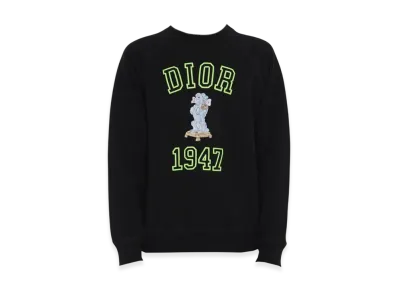Dior Embroidered Crewneck Bobby Sweatshirt "Black"