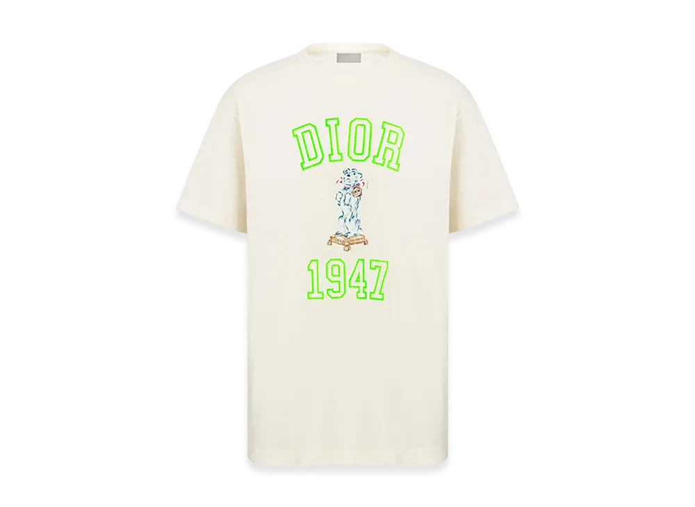 Dior Slub Jersey Relaxed-Fit Bobby T-Shirt "White"