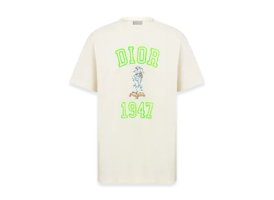 Dior Slub Jersey Relaxed-Fit Bobby T-Shirt "White"
