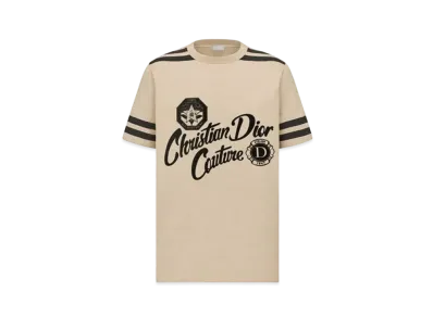 Dior Christian Dior Couture Relaxed-Fit T-Shirt Organic Cotton Jersey "Beige"