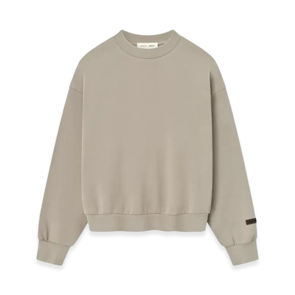 FEAR OF GOD ESSENTIALS Classic Fleece Crewneck "Timber"