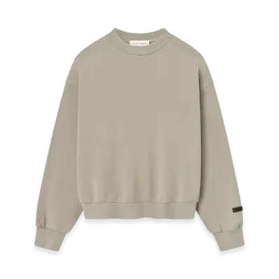 FEAR OF GOD ESSENTIALS Classic Fleece Crewneck "Timber"