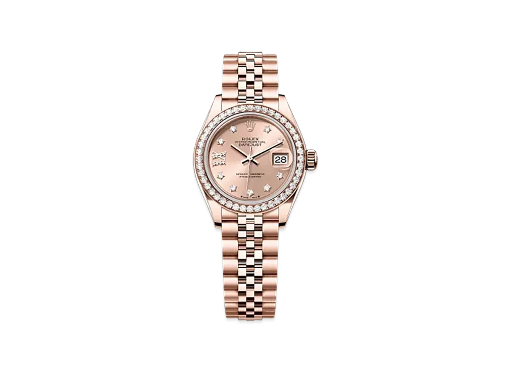 ROLEX Lady-Datejust 28mm Everose Gold Diamond 279135RBR "Rose-colour"
