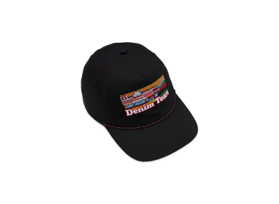 DENIM TEARS Q Town Cap "Black"