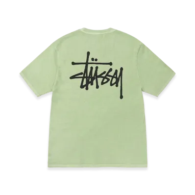 Stussy Basic Stussy Pigment Dyed Tee 2022 "Sage"