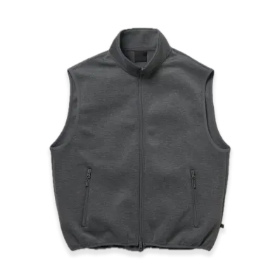 DAIWA PIER39 W's Tech Scuba Knit Stand Collar Vest "Chacoal"