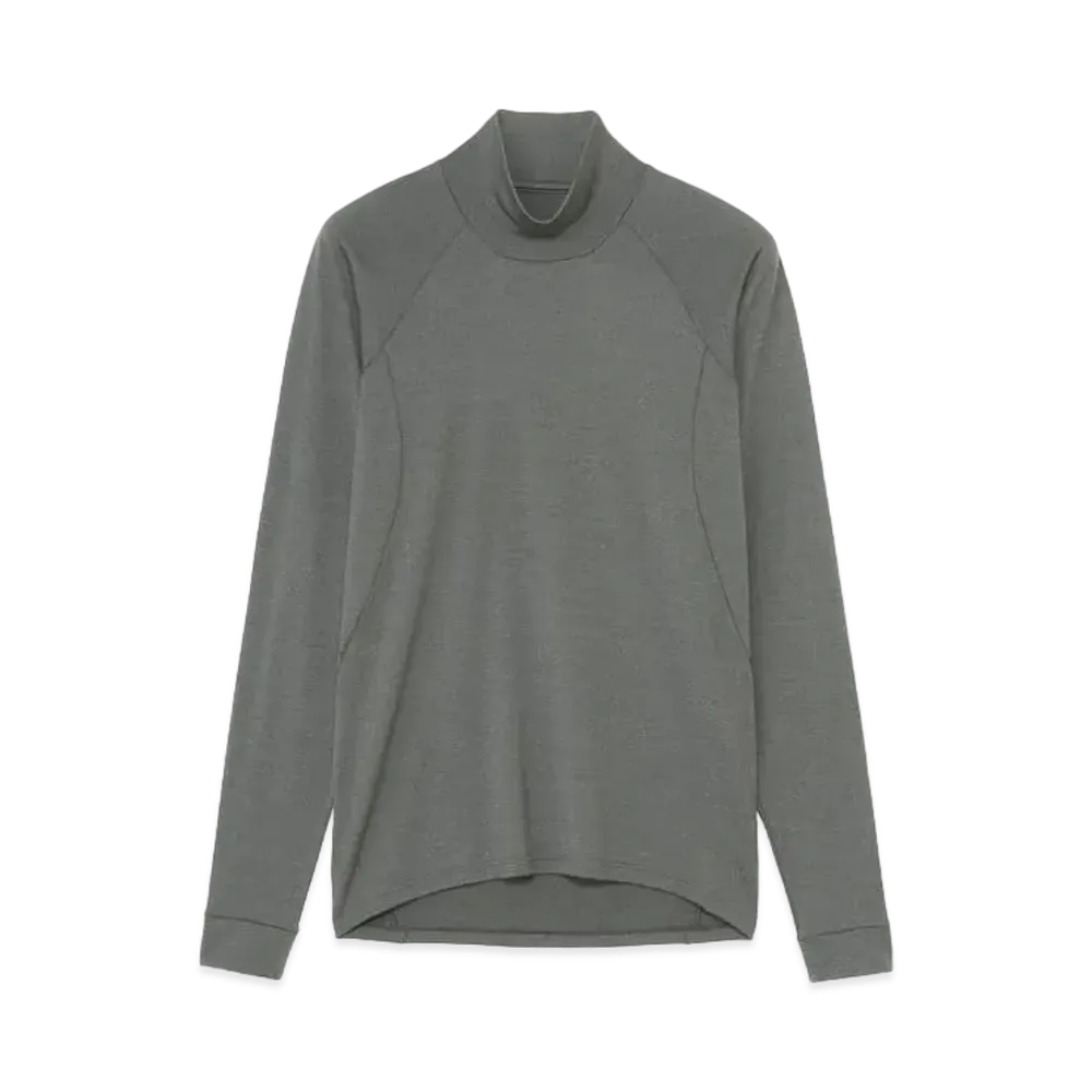 Goldwin Wool Turtleneck Long Sleeve (C3 fit / Men's) "Mix Charcoal"