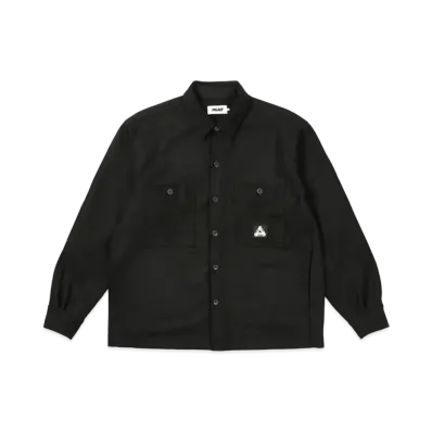 PALACE Wool Shirt Jacket "Black"