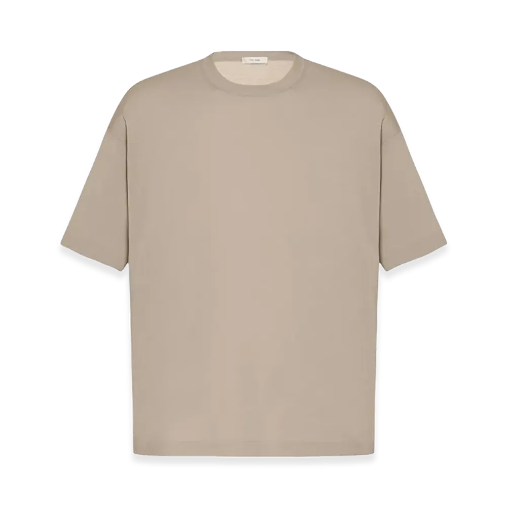 The Row Dlomu Wool T-Shirt "Taupe"