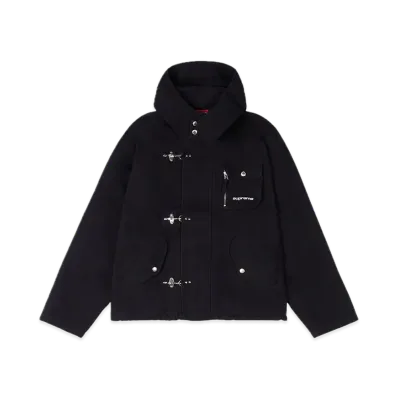 Supreme Canvas Clip Jacket "Black"