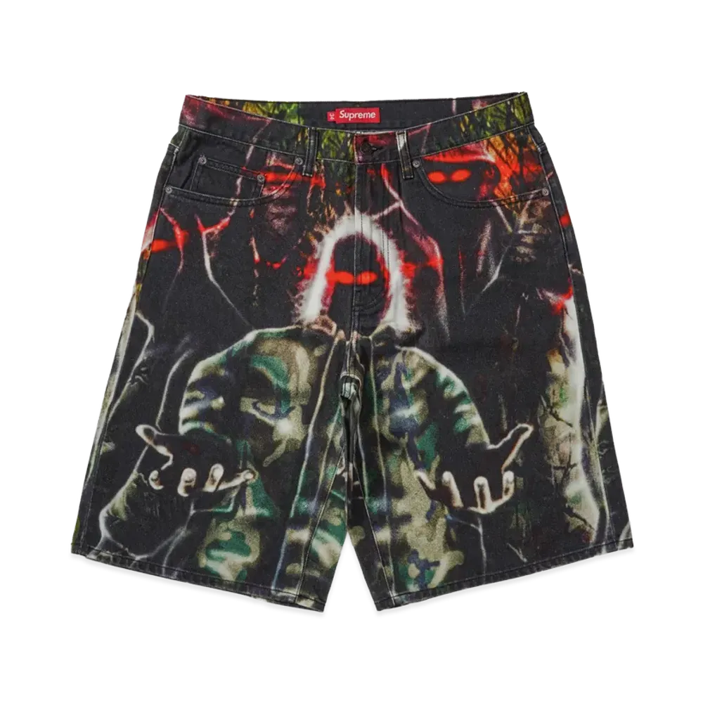 Supreme Shadows Baggy Denim Short "Multicolor"