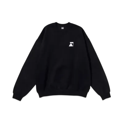 POLeR Summit Crew Fleece Sweatshirt "BlackWhite"