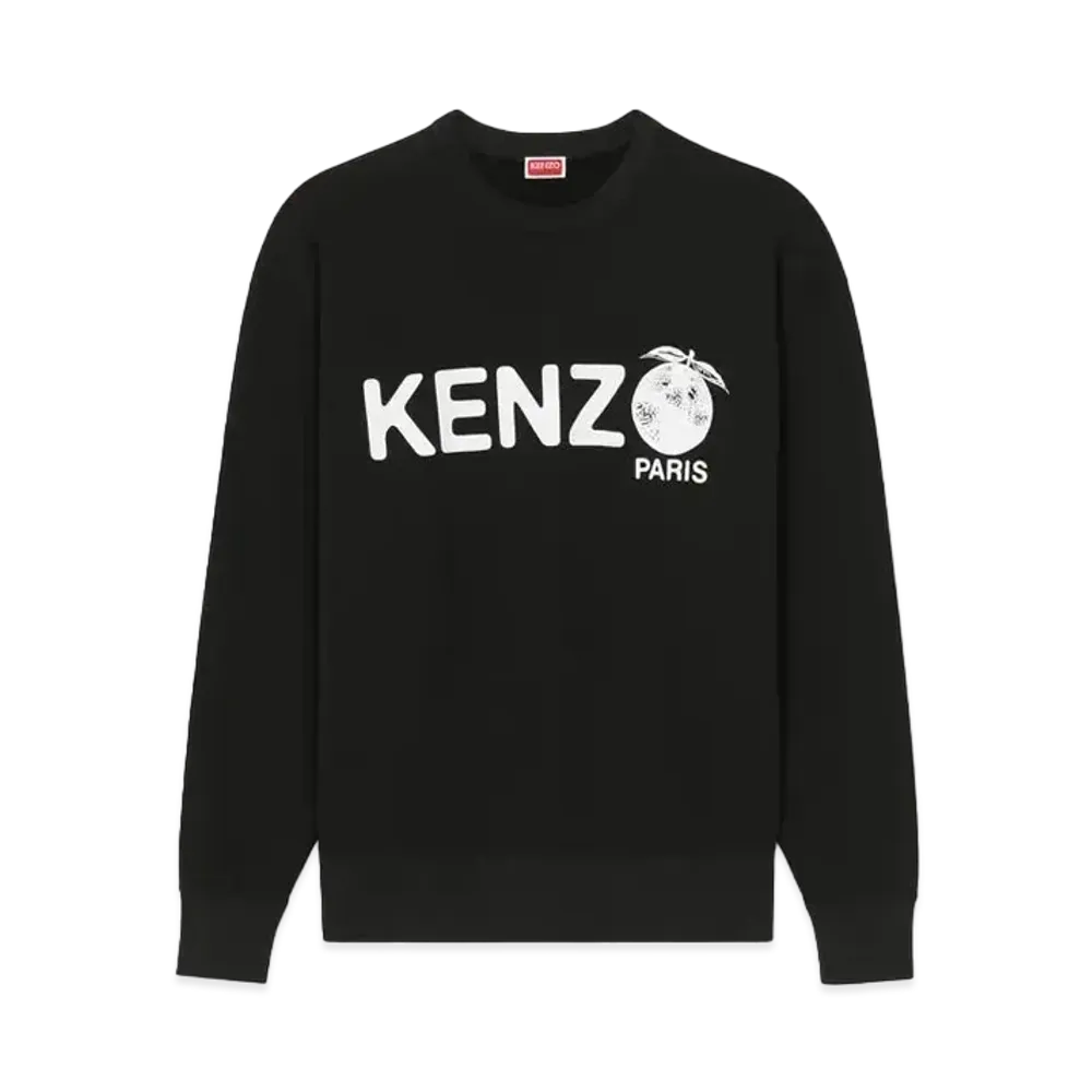 KENZO 'ORANGE' Oversize Sweat "Black"