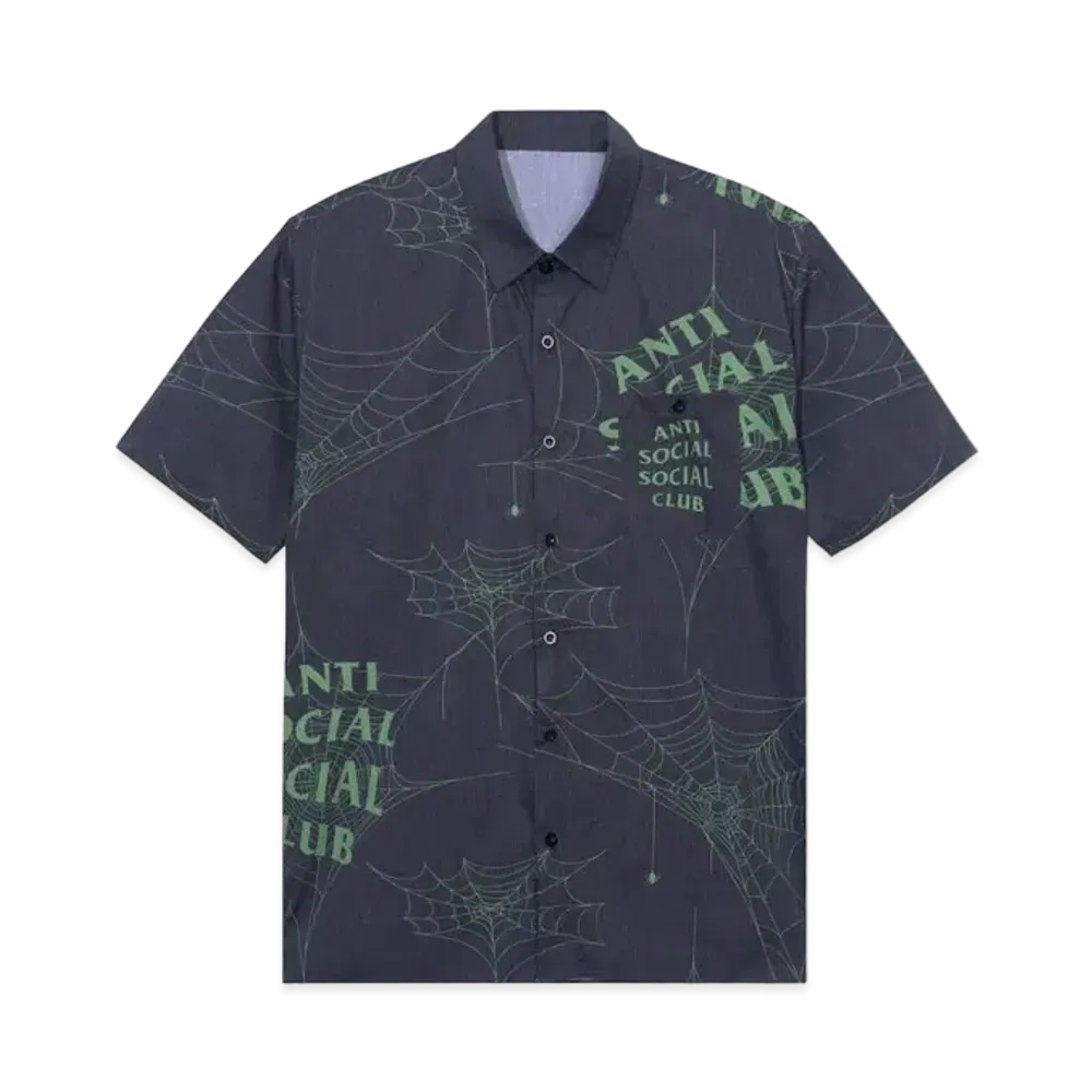 ANTI SOCIAL SOCIAL CLUB FA22 Crawling In The Dark Black Button Up "Black"