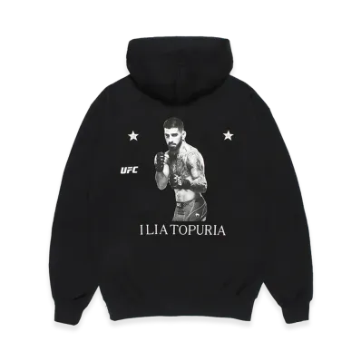 WACKO MARIA x UFC Heavy Weight Zip Hooded Sweat Shirt "Black"