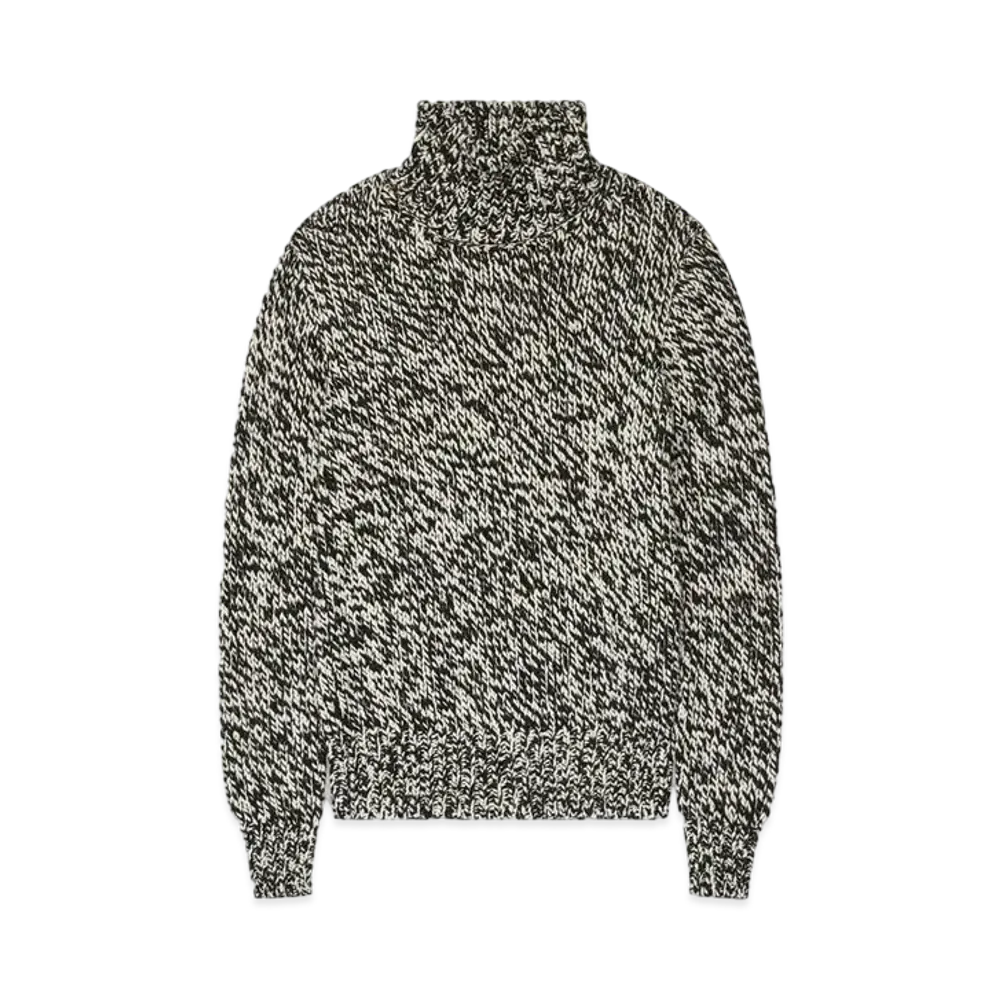 DRIES VAN NOTEN Merino Zip Sweater "Black"