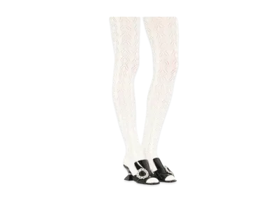 MIU MIU Cotton Socks "Off White"