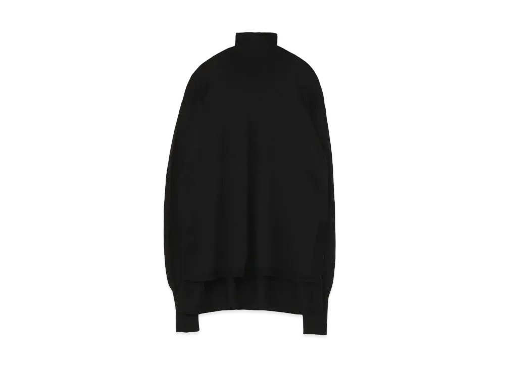 Yohji Yamamoto Y's PLAIN STICH WHOLEGARMENT CAST PULLOVER "Black"