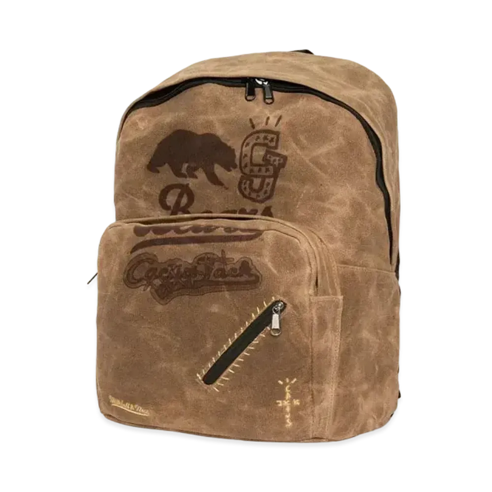 Travis Scott x M&N x UC Berkeley Backpack "Beige"