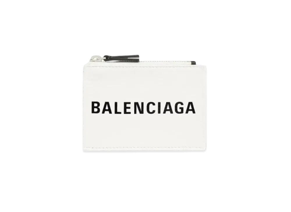 BALENCIAGA Everyday Everyday Zipper Card Holder "Black"