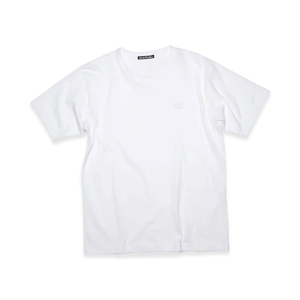 Acne Studios Nash Face Crewneck T-Shirt "Optic White"