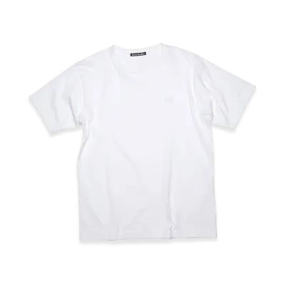 Acne Studios Nash Face Crewneck T-Shirt "Optic White"