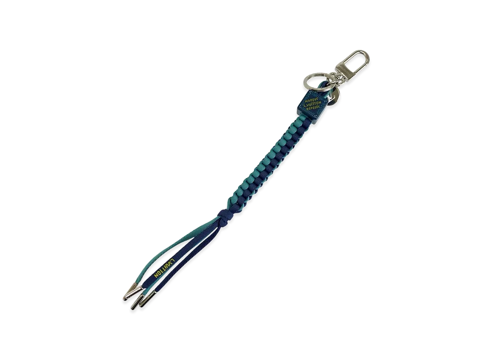 Louis Vuitton Damier Play Keychain "Blue"
