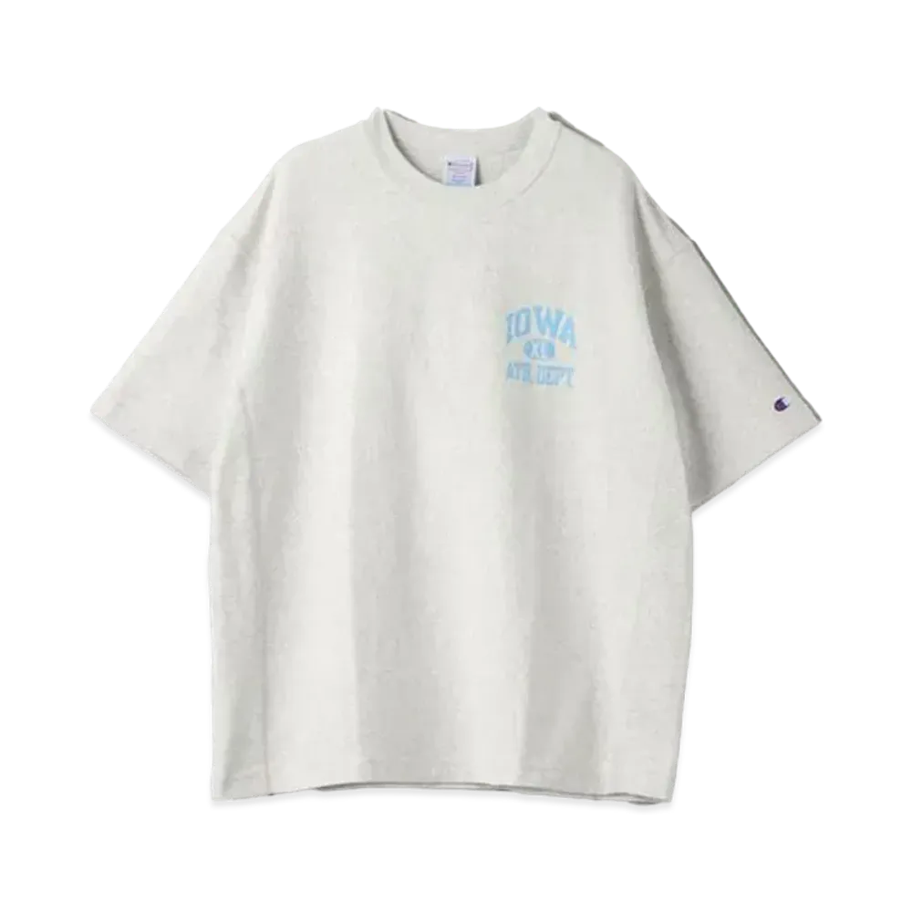 Champion x BEAUTY&YOUTH Reverse Weave Print T-Shirt "LT.Gray"