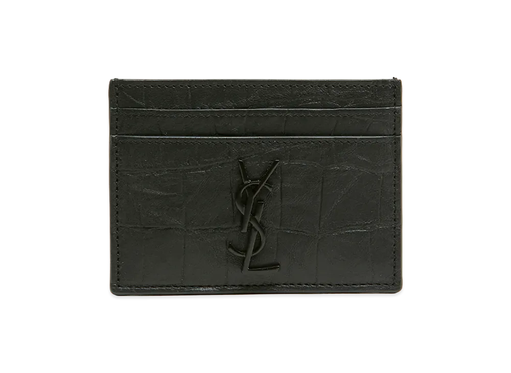 Saint Laurent Cassandre Card Holder "Black"